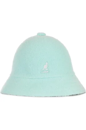 Kangol Accessoires, Heren, Blauw, M, Nylon, Blauw Tint Visser Hoed Bermuda Stijl