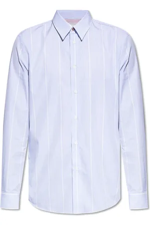 Paul Smith Overhemden, Heren, Blauw, 2Xl, Katoen, Overhemd met gestreept patroon