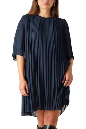 Twin-Set Kleedjes, Dames, Blauw, 3Xs, Navy Mini Jurk