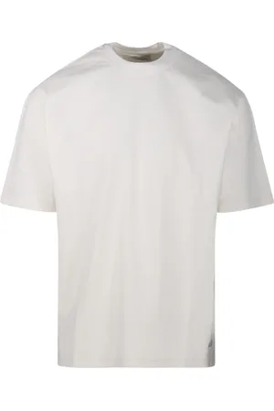 AMISH Tops, Heren, Wit, L, Katoen, Off- T-Shirt