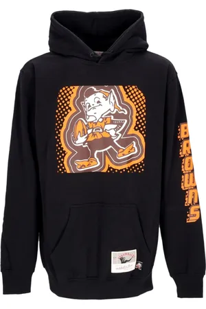 Mitchell & Ness Sweatshirts & Hoodies, Heren, Zwart, S, Katoen, Cleveland Browns NFL Hoodie Zwart
