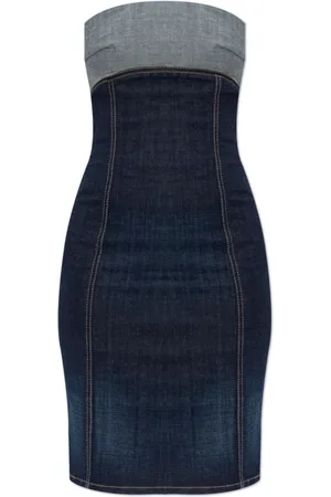 Dsquared2 Kleedjes, Dames, Blauw, S, Denim, Denim Jurk