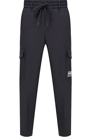 VERSACE Broeken, Heren, Zwart, XL, Stijlvolle broek voor mannen