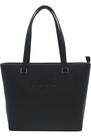 Liu Jo Tassen, Dames, Zwart, ONE Size, Polyester, Stijlvolle Shopper met Ritssluiting