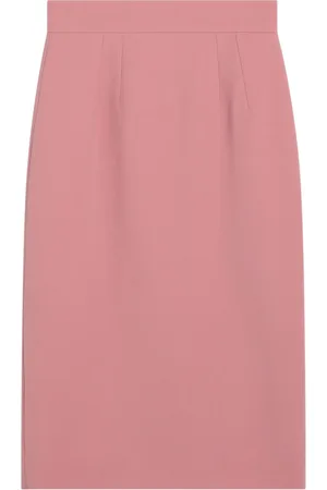Dolce & Gabbana Rokken, Dames, Roze, S, Lange Rok in Trendy Stijl