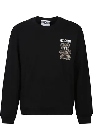 Moschino Sweatshirts & Hoodies, Heren, Zwart, M, Schattige Beer Sweater