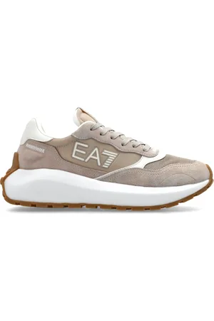 EA7 Schoenen, Dames, , 37 EU, Suède, Sneakers met Logo