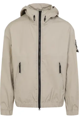 Stone Island Jassen, Heren, , S, Katoen, Neutrale Katoenen Jas Ss 25