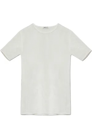 Bally Tops, Heren, Wit, L, Katoen, Geperforeerd T-shirt