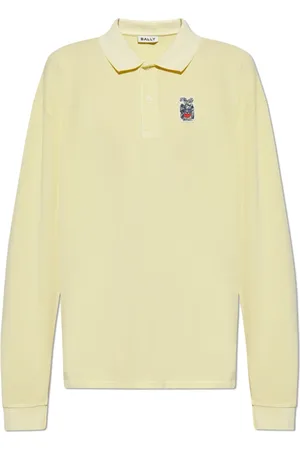 Bally Tops, Heren, Groen, M, Lange mouw polo