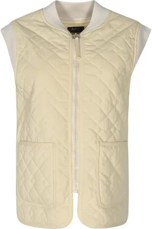 A.P.C. Jassen, Dames, , XS, Polyester, Gewatteerde Vest met Capuchon
