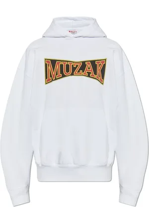 Bally Sweatshirts & Hoodies, Heren, Wit, 2Xl, Katoen, Gedrukte Sweatshirt