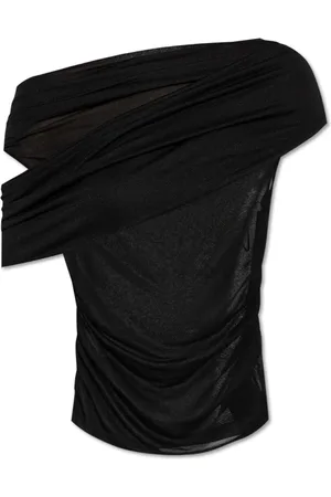 BLUMARINE Blouses & Shirts, Dames, Zwart, 2Xs, Draped top