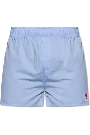 Ami Ondergoed, Heren, Blauw, S, Katoen, Boxers met logo