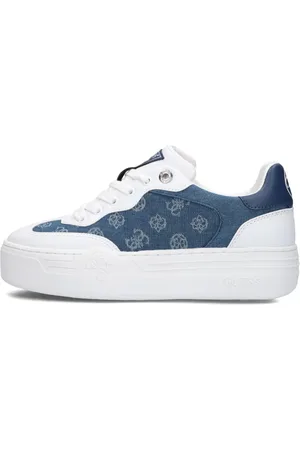 Guess Schoenen, Dames, Blauw, 38 EU, Wol, Blauwe Swole 2 Sneakers voor Vrouwen