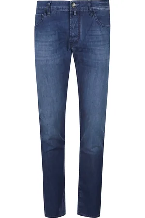 Jacob Cohen Jeans, Heren, Blauw, W34, Katoen, Super Slim Fit Nick Slim Jeans
