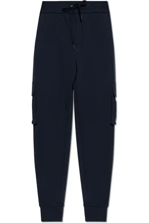 Moose Knuckles Broeken, Heren, Blauw, S, Katoen, Cargo-stijl sweatpants