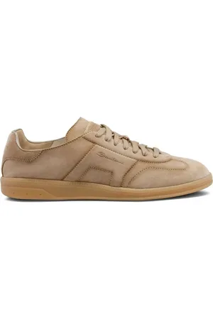 santoni Schoenen, Heren, Bruin, 42 1/2 EU, Leer, Olympic Cube Sneakers