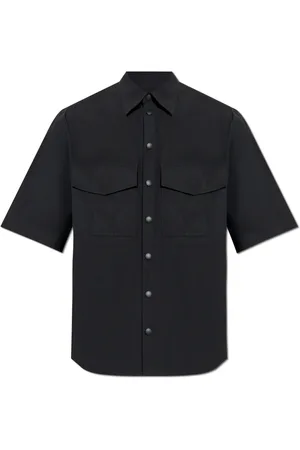Dolce & Gabbana Overhemden, Heren, Zwart, M, Katoen, Overhemd met zakken