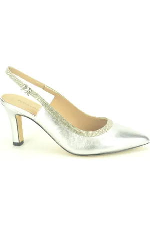 Peter Kaiser Schoenen, Dames, Grijs, 37 1/2 EU, Zilveren Stras Stijlvolle Schoenen