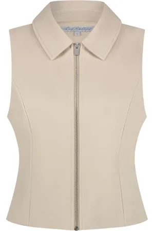 Red Button Jassen, Dames, , S, Ritssluiting Waistcoat in Scuba Stof