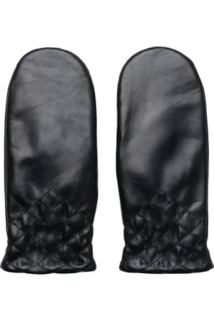 Re:designed Accessoires, Dames, Zwart, L, Leer, Stijlvolle en Functionele Leren Handschoenen voor Vrouwen