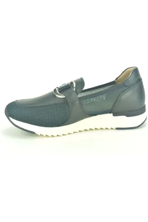 Caprice Schoenen, Dames, Blauw, 39 EU, Blauwe Loafer met Kledingzak