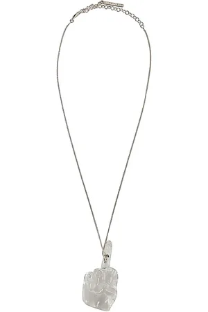 Y / PROJECT Accessoires, Dames, Grijs, ONE Size, Midi Hanger Ketting