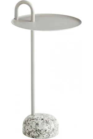 Hay Interieur, unisex, Rood, ONE Size, Granieten Basis Beige Stalen Tafelblad