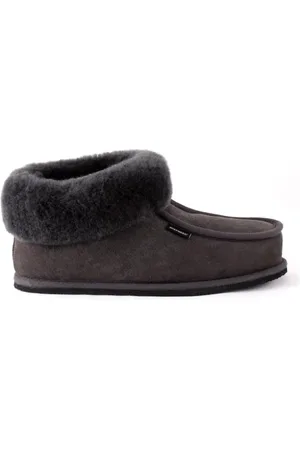 Shepherd Schoenen, Heren, Grijs, 43 EU, Gezellige Schapenvacht Pantoffels