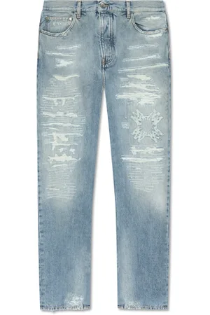 AMIRI Jeans, Heren, Blauw, W31 L32, Katoen, Jeans met vintage-effect