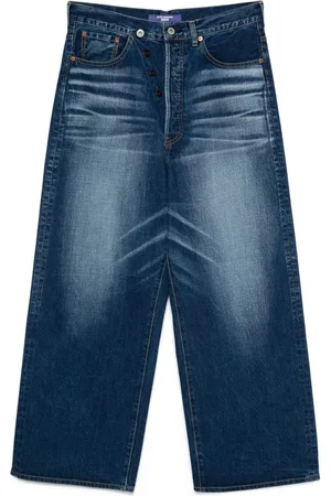 JUNYA WATANABE Jeans, Heren, Blauw, L, Indigo Herenbroek