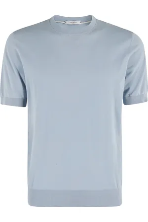 Paolo Pecora Truien, Heren, Blauw, M, Ronde hals trui