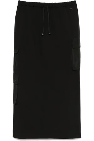 HERNO Rokken, Dames, Zwart, M, Polyester, Zwarte Rok voor Vrouwen