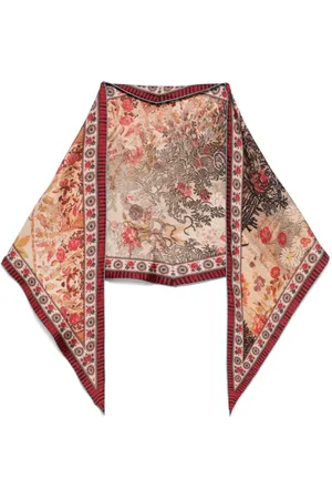 PIERRE-LOUIS MASCIA Accessoires, Dames, Veelkleurig, ONE Size, Zachte Zijden Sjaal
