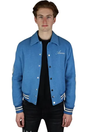 AMIRI Jassen, Heren, Blauw, L, Denim, Varsity Bones Jack