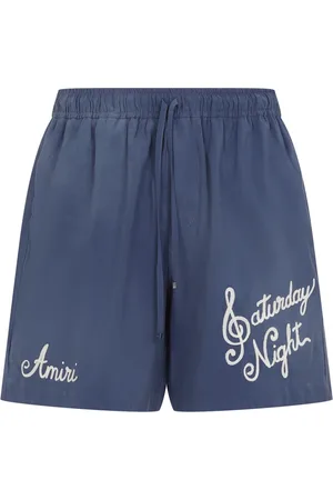 AMIRI Korte broeken, Heren, Blauw, S, Weekend Night Shorts