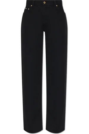 Dolce & Gabbana Jeans, Dames, Zwart, S, Katoen, Straight-leg jeans
