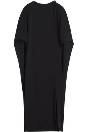 Lanvin Kleedjes, Dames, Zwart, S, Bijou Detail Cape Jurk