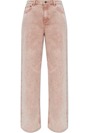 Michael Kors Jeans, Dames, Roze, XS, Katoen, Wijde broek