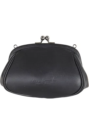 YOHJI YAMAMOTO Tassen, Dames, Zwart, ONE Size, Stijlvolle Clasp Pouch