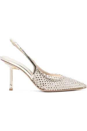 LE SILLA Schoenen, Dames, Grijs, 37 1/2 EU, Pailletten, Pailletten Puntige Stilettohakken
