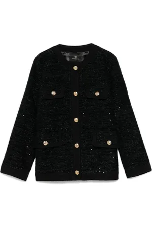 ANINE BING Jassen, Dames, Zwart, S, Wol, Lydia Jas
