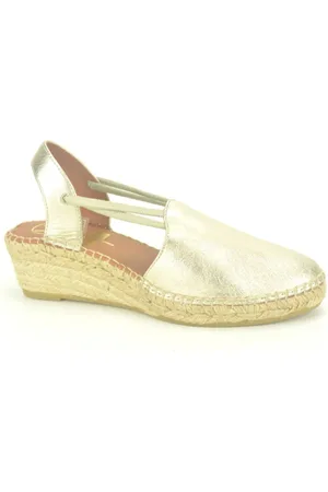Viguera Schoenen, Dames, Geel, 37 EU, Jute, Stijlvolle Spie Z Jute Tas