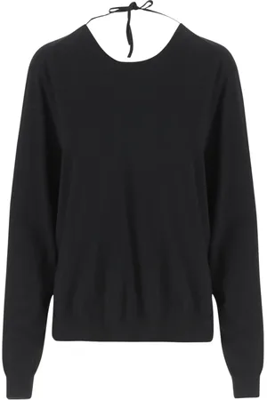 Aspesi Truien, Dames, Zwart, M, Zwarte Trui