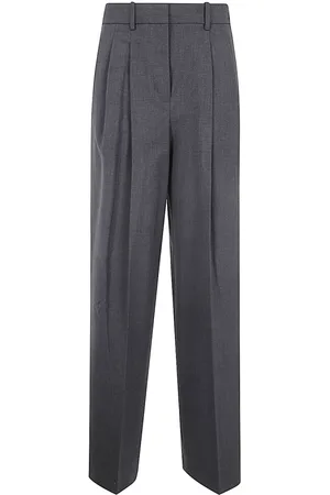THEORY Broeken, Dames, Grijs, M, Geplooide Broek