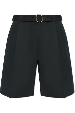 Jil Sander Korte broeken, Heren, Zwart, L, Katoen, Shorts met Riem