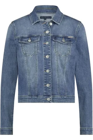 Red Button Jassen, Dames, Blauw, XL, Katoen, Jackie Midstone Spijkerjasje