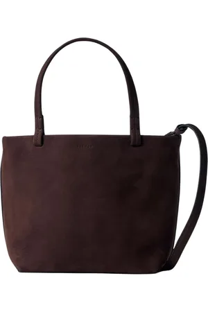 The Row Tassen, Dames, Bruin, ONE Size, Suède, Suède Leren Tote Tas