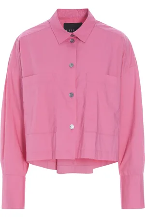Bitte Kai Rand Blouses & Shirts, Dames, Roze, XL, Katoen, Core Cotton Shirt Bubble Gum
